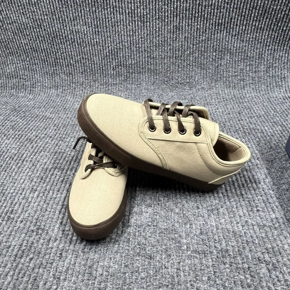 Austin Trading Co Parker Shoes Boys Size 4 Tan Lace Up‎ Dressy Church Casual NEW